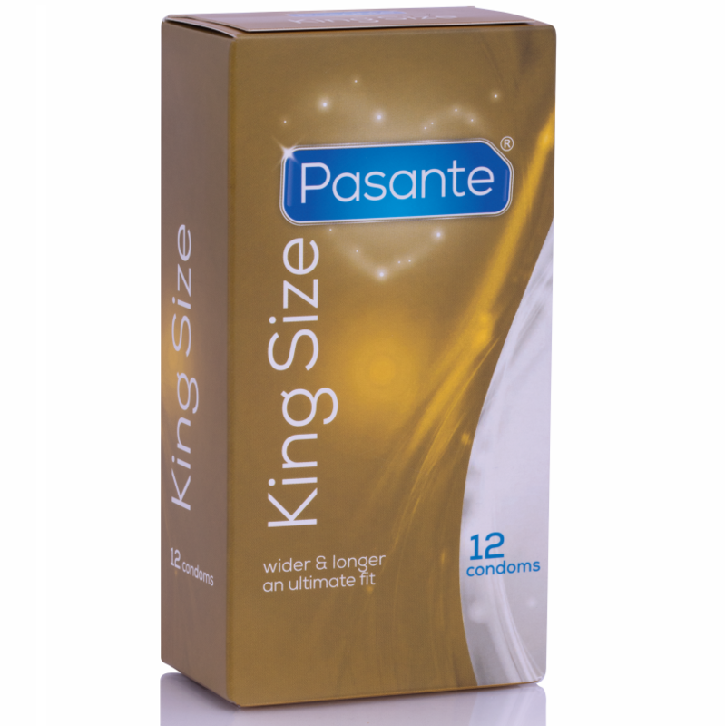 PASANTE PRESERVATIVOS KING MÁS LARGOS Y ANCHOS
