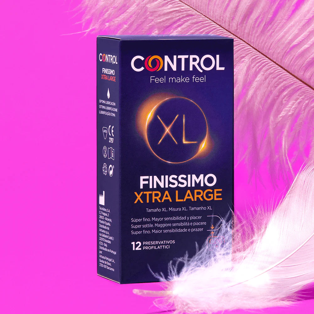 CONTROL FINISSIMO XL PRESERVATIVOS 12 UNIDADES