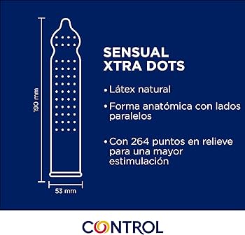 CONTROL SENSUAL DOTS & LINES PUNTOS Y ESTRIAS