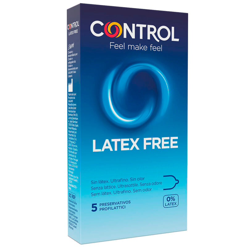 CONTROL FREE SIN LATEX PRESERVATIVOS 5 UNIDADES