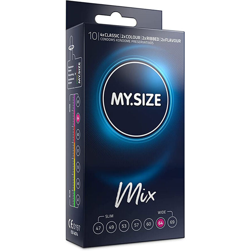 MY SIZE MIX PRESERVATIVOS 64 MM XL