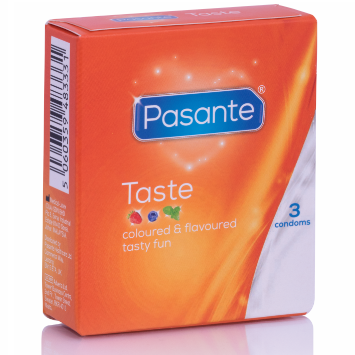 PASANTE - PRESERVATIVO SABORES MIX TASTE