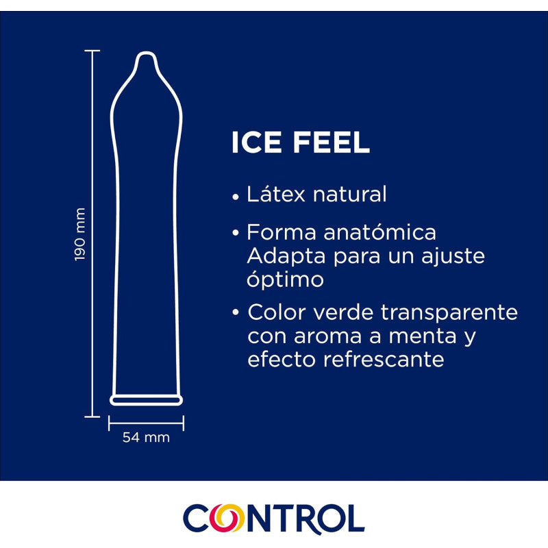 CONTROL ICE FEEL PRESERVATIVOS EFECTO FRIO